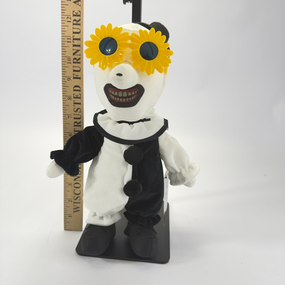 Terrifier | Art The Clown | 12" Plush With Sunflower Glasses | NWT - Picture 10 of 10